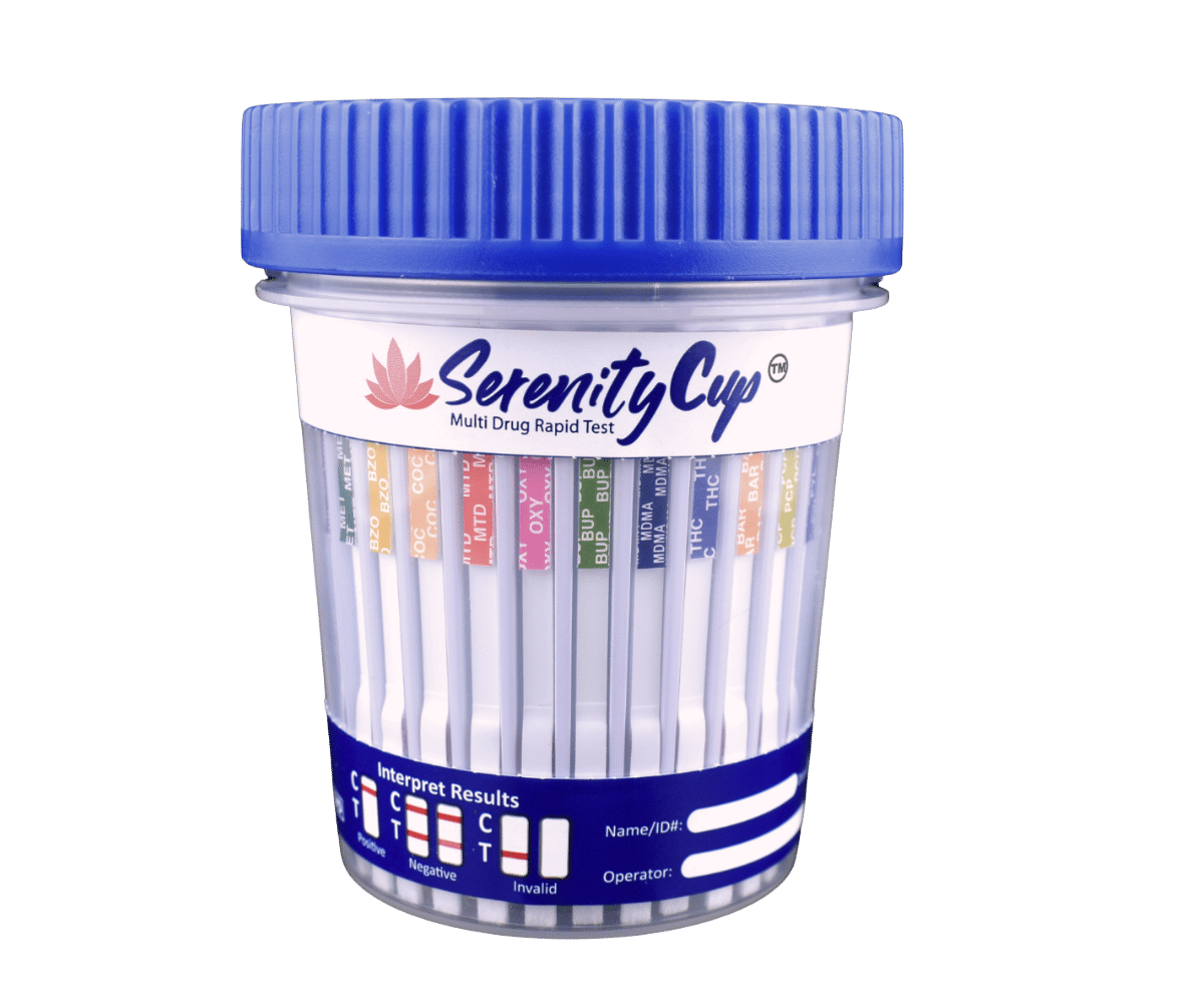 Cup-New-12-K250-12-Panel-Drug-Test-Cup-Click-T_3008_5.png Cup New 12 K2/50, 12 Panel Drug Test Cup - Click Top - AMP/1000, BAR/300, BUP/10, BZO/300, COC/300, K2/50, MDMA/500, MET/1000, OPI/300, MTD/300, OXY/100, THC/50 - Image 1