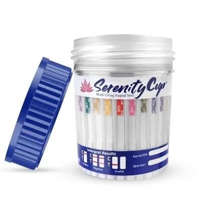 Cup-New-14-PHSGCR-K250-TRA100-ETG300-FEN_Drug-Test-Cups_1304_5.jpeg 14 Panel Test Cup with PH/SG/CR, K2/50, TRA/100, ETG/300, FEN/20 - Image 1