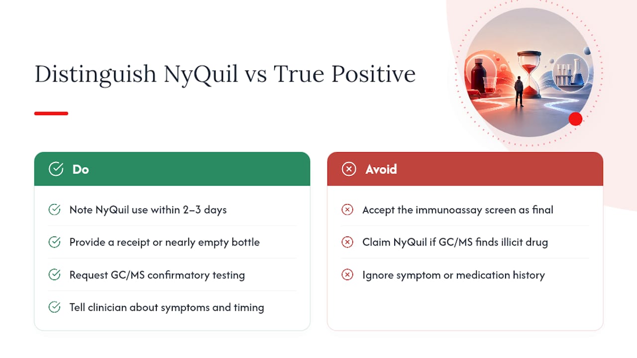 Telling NyQuil Interference Apart from Actual Drug Use — overview diagram