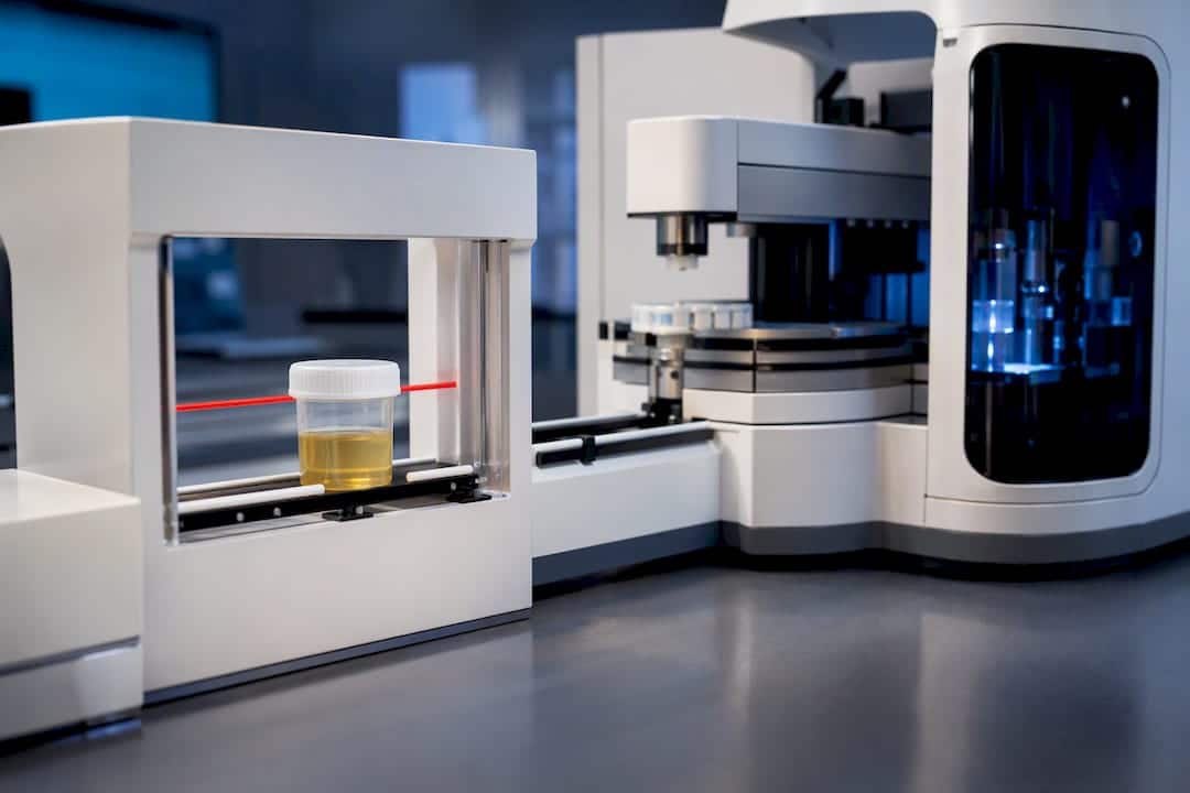 Two-stage screening and confirmation laboratory workflow