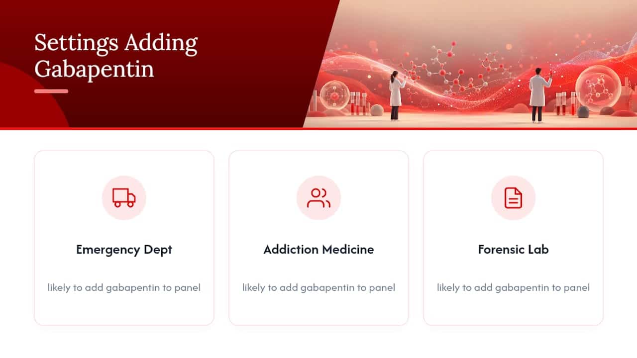 Why Do Some Programs Add Gabapentin to Their Drug Panels? — overview diagram