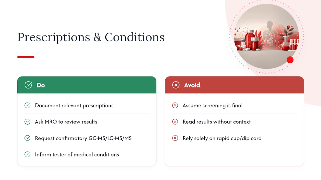 Why Prescriptions and Medical Conditions Can Skew Results — overview diagram