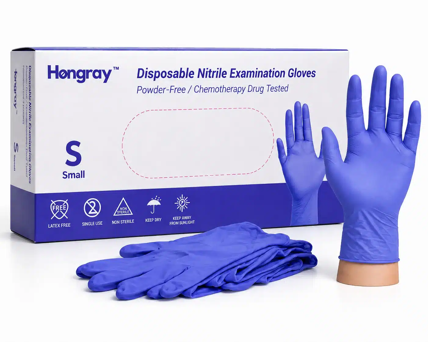 Lab-Gloves-HONGRAY-Nitrile-Examination-Gloves-C_Medical-Supplies_2727_5.webp HONGRAY Nitrile Examination Gloves - Image 1