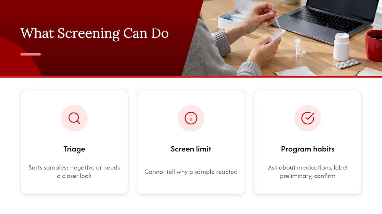 Our perspective: a screen is a question, not an answer — overview diagram